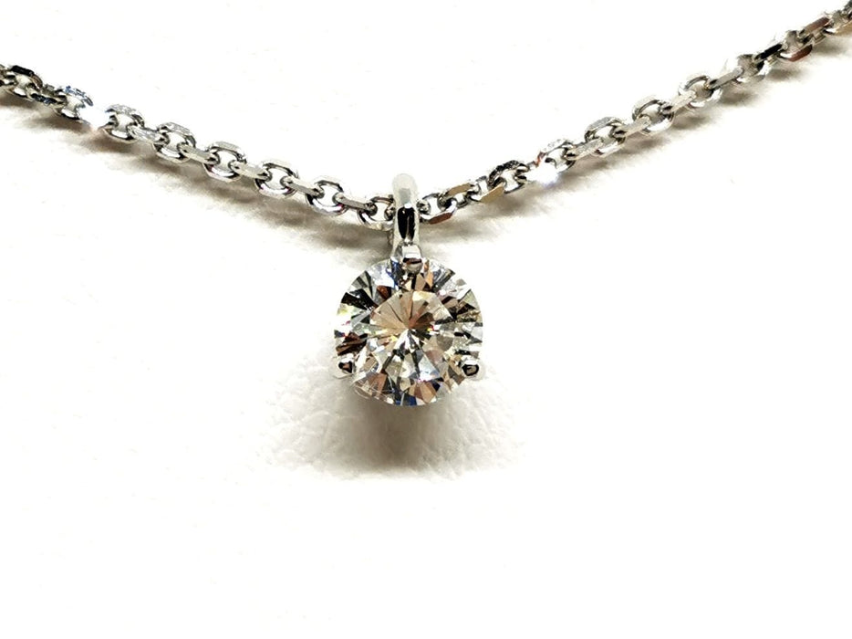 Collier Collier Chaîne + pendentif Or blanc Diamant 58 Facettes 1423255CD