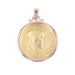 Virgin Mary Medal pendant in yellow and pink gold 58 Facettes 16-214A