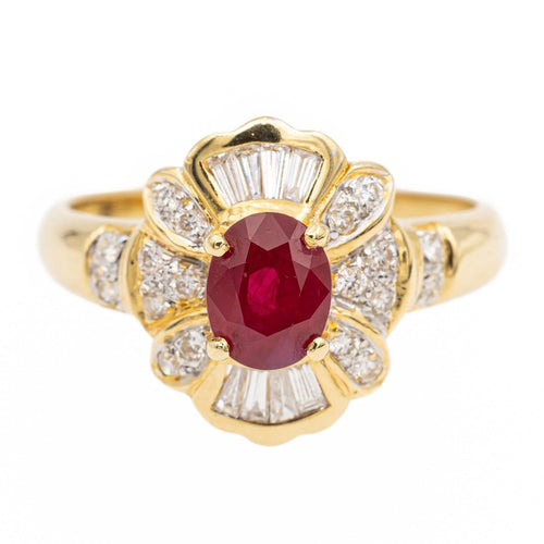 Bague 53 Bague Or jaune Rubis 58 Facettes 2309002CN