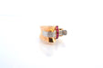 Ring 51 Tank ring Yellow gold Platinum Ruby Diamonds 58 Facettes 25372