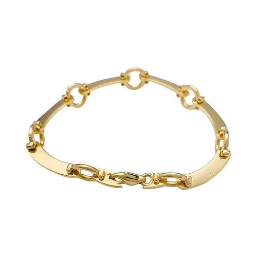 Bracelet Bracelet souple en or jaune. 58 Facettes 31642