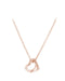 TIFFANY & CO Open Heart Mini Necklace in 750/1000 Rose Gold 58 Facettes 61035-56861