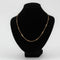 Collier Chaîne or jaune maille navette 58 Facettes 21-373