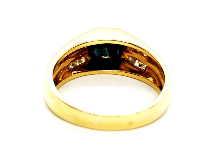 Bague 63 Bague Or jaune Saphir 58 Facettes 1242237CN