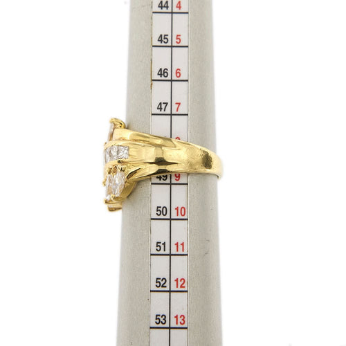 Bague 50 Bague bandeau avec diamants 58 Facettes 14764