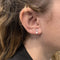 Boucles d'oreilles Pendantes en or blanc et diamants 58 Facettes 30147