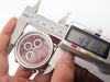 Montre montre HERMES arceau chronographe 43 mm automatique acier palladie 58 Facettes 254421