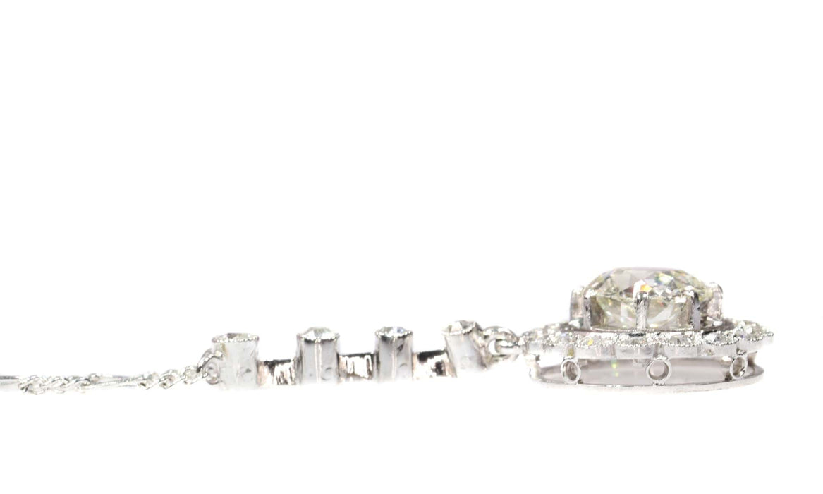 Collier Pendentif diamant Art Déco en platine 58 Facettes 19157-0023
