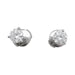 Stud earrings in white gold, diamonds. 58 Facettes 31127