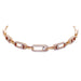 Necklace Messika necklace, "Choker Move Link Multi", pink gold, diamonds. 58 Facettes 32646