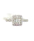 Bague Bague en or blanc, diamants 58 Facettes