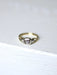 Vintage two gold and diamond solitaire ring 58 Facettes