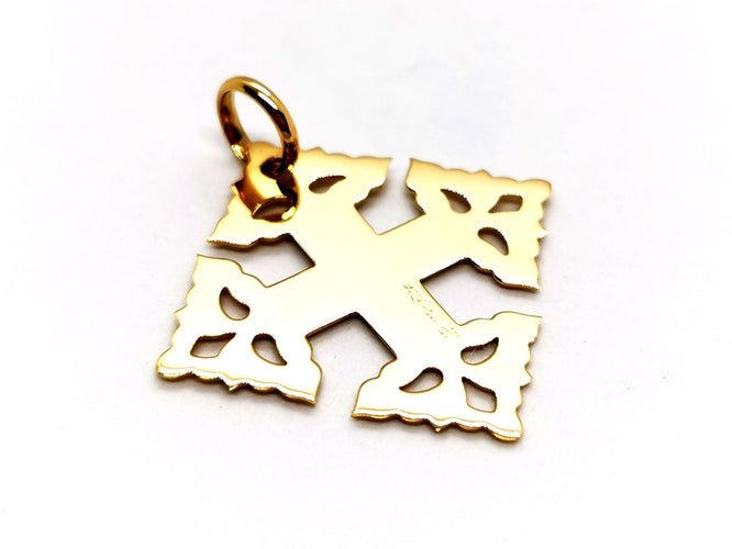 Pendentif Pendentif Croix Or jaune 58 Facettes 1212055CN