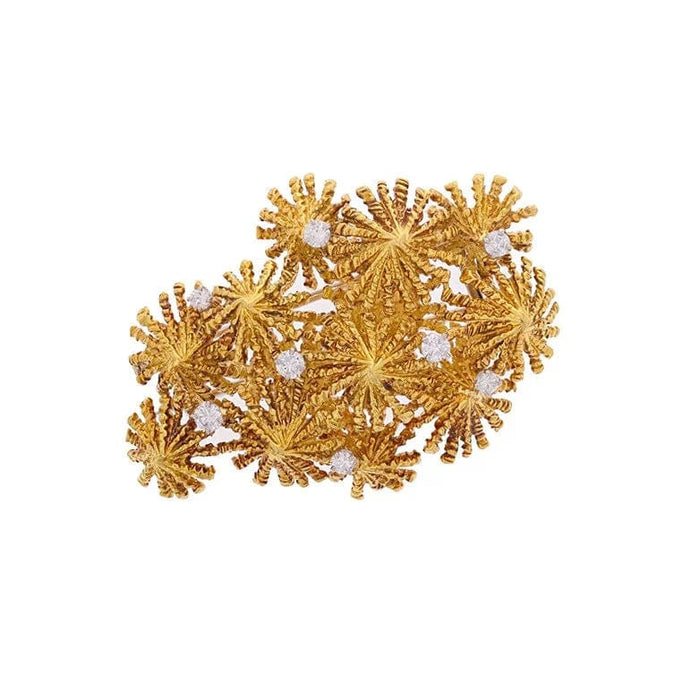 Broche Broche diamants 0.68 carat en or jaune 58 Facettes 241629