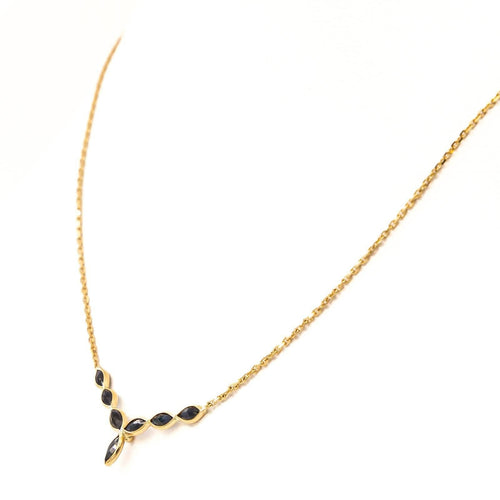 Collier Collier Or jaune Saphir 58 Facettes 2052059CN