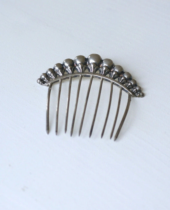 Accessoire Peigne à cheveux ancien, diadème en argent 58 Facettes