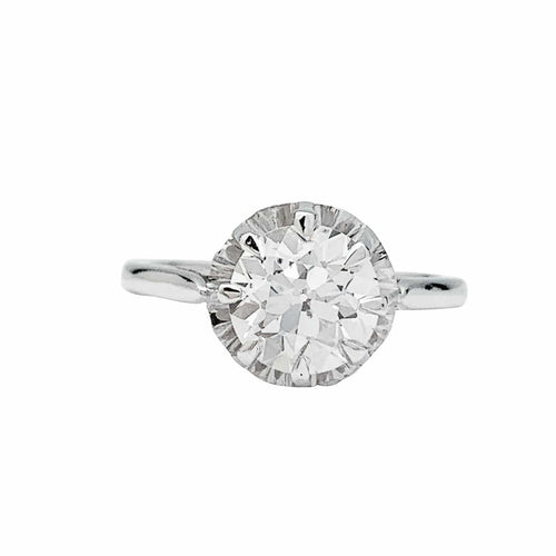 Bague 50 Bague diamant 1,52 carat en platine et or. 58 Facettes 30680