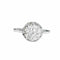 Bague 50 Bague diamant 1,52 carat en platine et or. 58 Facettes 30680