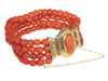 Bracelet Bracelet corail et or 58 Facettes 20336-0091