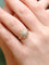 Bague 54 Bague vintage fleur en or et diamants baguette 58 Facettes J140