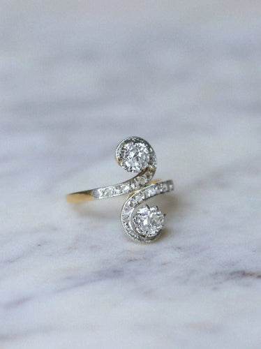 Bague Toi et Moi diamants 58 Facettes