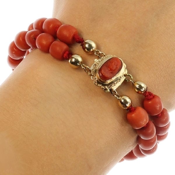 Bracelet Bracelet corail 58 Facettes 15178-0146