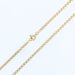 Yellow gold filed navy mesh chain necklace 58 Facettes CVCH14