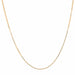 Yellow gold chain necklace with cube mesh 58 Facettes 15-439A