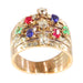 Ring 59 A 140 year old Victorian gemstone ring - sapphires, rubies, emeralds 58 Facettes 23360-0334