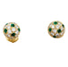 Boucles d'oreilles Boucles d'oreilles Cartier, "Mimi", or jaune, diamants, émeraudes. 58 Facettes 30968