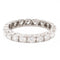 Bague 53 Bague Alliance américaine Or blanc Diamant 58 Facettes 2381420CN