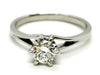 Ring Solitaire Ring White Gold Diamond 58 Facettes