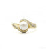 Bague 54 / Jaune / Or 750 Bague Perle Diamants 58 Facettes 220010SP