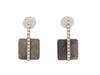Earrings VICTORIA CASAL mother-of-pearl earrings white gold diamonds 58 Facettes 254248