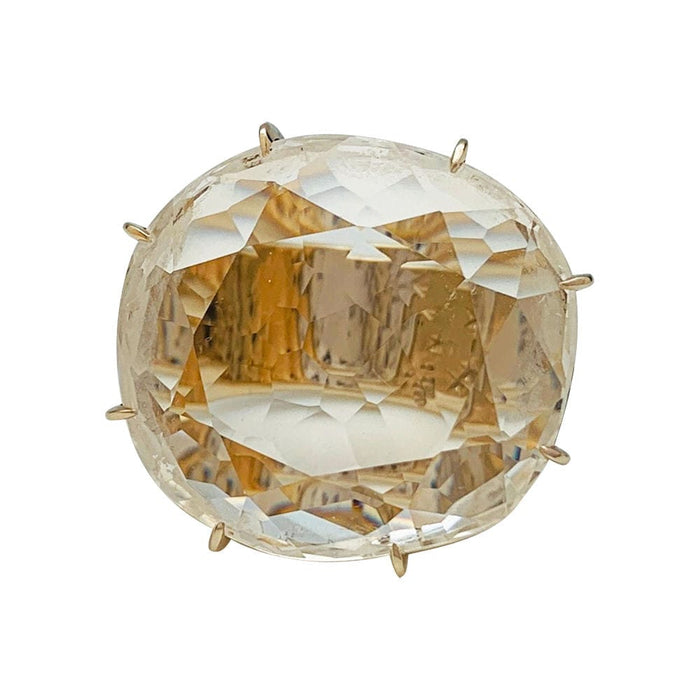 Bague 50 Bague H.Stern, "Moon Light", or naturel, diamants, cristal de roche. 58 Facettes 31005
