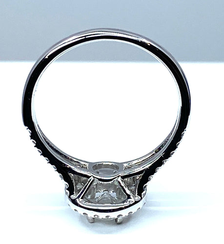 Bague 50 Bague diamant 0,40 carat E VS2 58 Facettes AB262