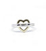 Ring 49 / Yellow and white / 750‰ Gold and 925‰ Silver “Little heart” ring - TIFFANY & CO 58 Facettes 190109R