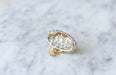 Bague 53 Bague marquise or jaune, diamants 58 Facettes