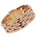 Bracelet Vintage tank bracelet in rose gold 58 Facettes 20-279