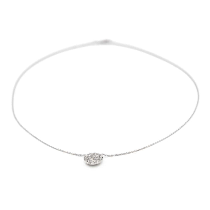 Collier Collier Or blanc Diamant 58 Facettes 1762935CN