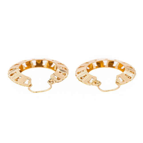 Boucles d'oreilles Boucles d'oreilles Créoles Or rose 58 Facettes 2195469CN