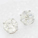 Boucles d'oreilles Boucles d'oreilles puces diamants 0.54 carat et or blanc 58 Facettes 23-256A
