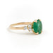 Ring 53 Yellow Gold Emerald Ring 58 Facettes 1751507CN
