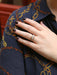 Ring Vintage diamond garter ring 58 Facettes J11
