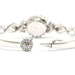 Art Deco Bracelet in White Gold & Diamonds 58 Facettes