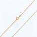 Collier Chaine gourmette or jaune 58 Facettes 13-084