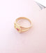 18K Yellow Gold Ruby Unisex Signet Ring 58 Facettes AA 1541