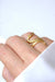Ring Vintage coiled snake ring yellow gold 58 Facettes