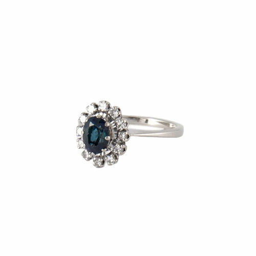 Bague BAGUE MARGUERITE SAPHIR & DIAMANTS 58 Facettes BO/230009//