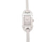 Montre montre GUCCI bamboo diamants quartz acier palladie 58 Facettes 256725